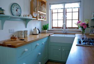 A beautiful compact cottage kitchen